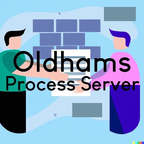 Oldhams, VA Process Servers and Courtesy Copy Messengers
