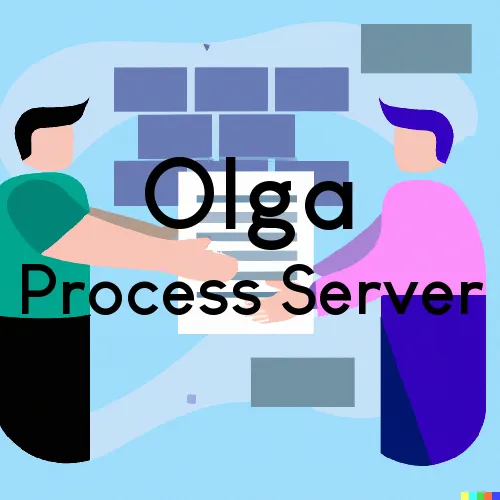Olga, WA Process Server, “On time Process“ 