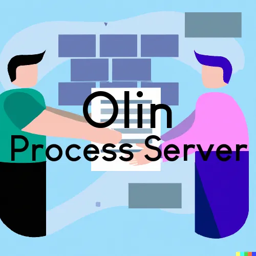 Olin, Iowa Process Servers