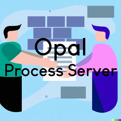 Opal, South Dakota Process Servers