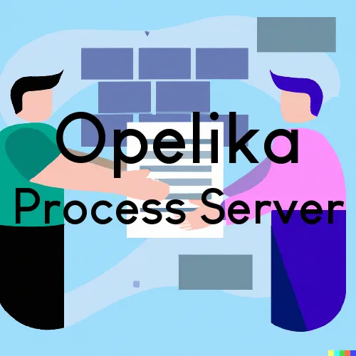 Process Servers in Zip Code Area 36801 in Opelika
