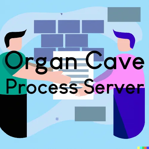 Organ Cave, West Virginia Process Servers 