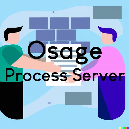 Osage, West Virginia Process Servers