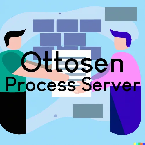Ottosen, IA Process Servers and Courtesy Copy Messengers