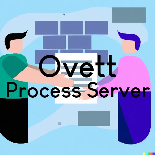 Ovett, Mississippi Process Servers