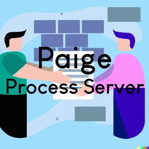 Paige, Texas Process Servers
