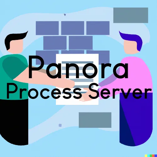Panora, IA Process Server, “Rush and Run Process“ 