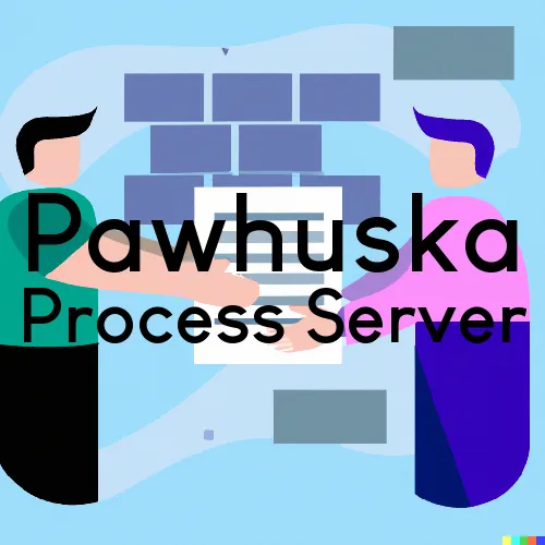 Pawhuska, OK Process Server, “Server One“ 