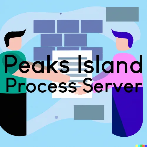 Peaks Island, Maine Process Servers