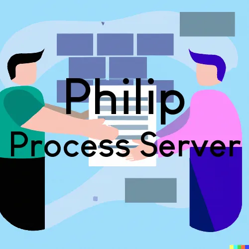 South Dakota Process Servers in Zip Code 57567  