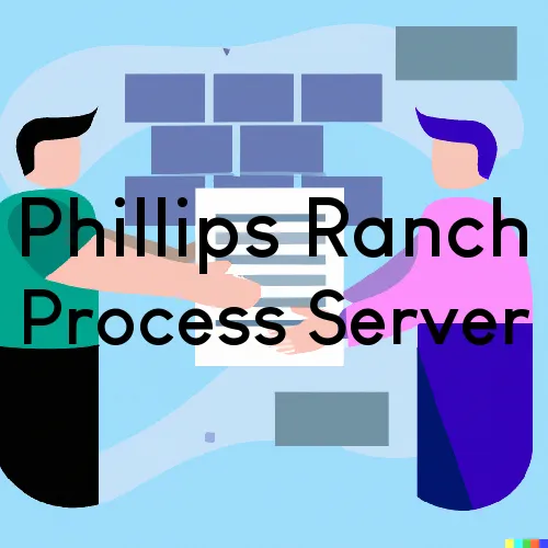 Process Servers in Phillips Ranch, California 