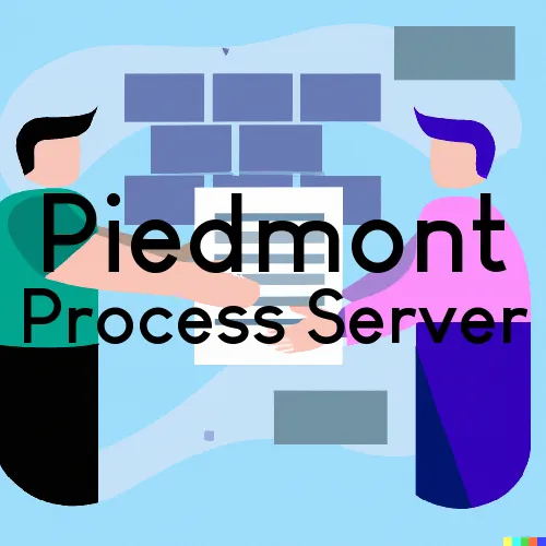 Piedmont, Alabama Process Servers 
