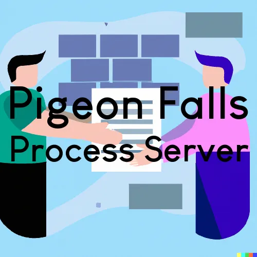 Pigeon Falls Process Server, “Rush and Run Process“ 