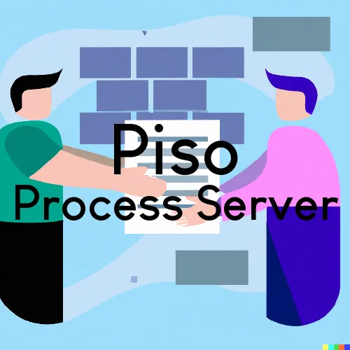 Piso Process Server, “Serving by Observing“ 