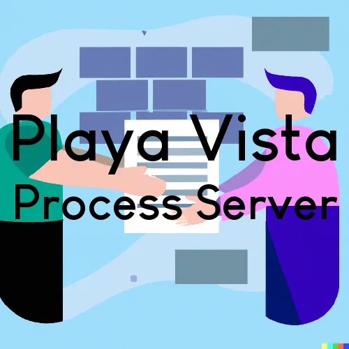 Playa Vista, California Process Server, “Alcatraz Processing“ 