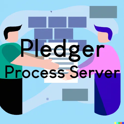 Pledger, TX Process Servers and Courtesy Copy Messengers
