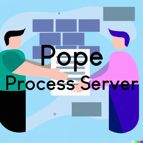 Pope, Mississippi Process Servers and Field Agents