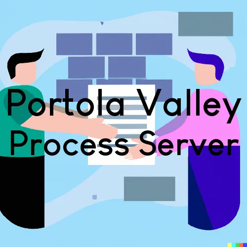 CA Process Servers in Portola Valley, Zip Code 94028