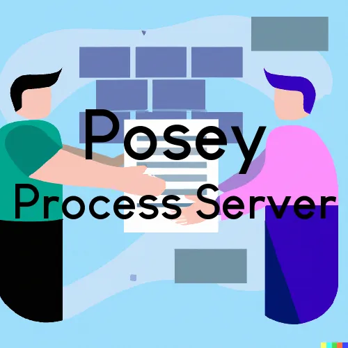 Process Servers in Zip Code Area 62231 in Posey