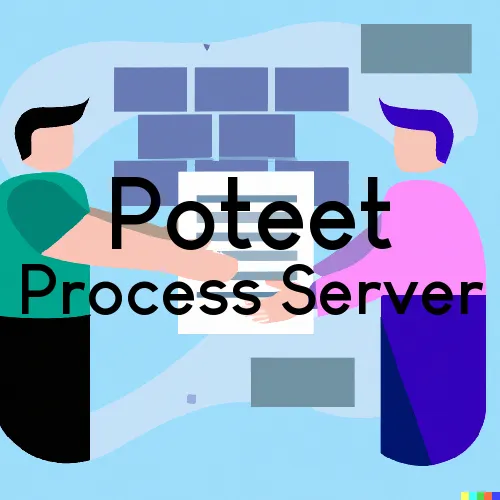 Poteet, TX Court Messenger and Process Server, “U.S. LSS“