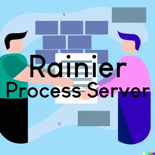 WA Process Servers in Rainier, Zip Code 98576