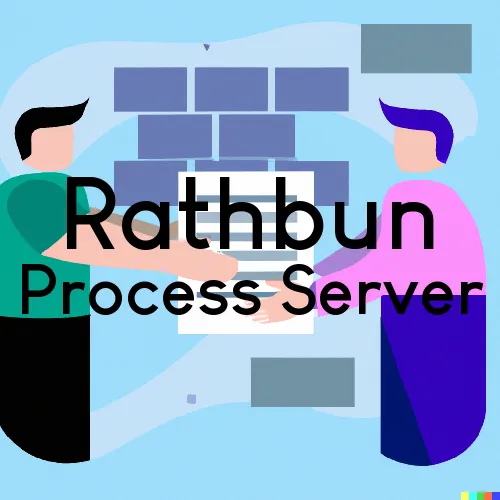 Rathbun, IA Process Server, “Chase and Serve“ 