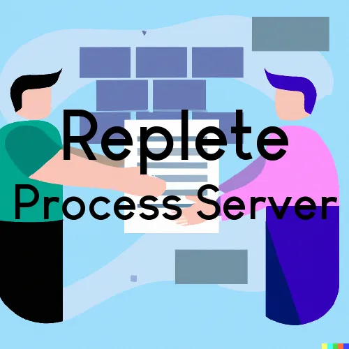 Replete, WV Process Servers in Zip Code 26222