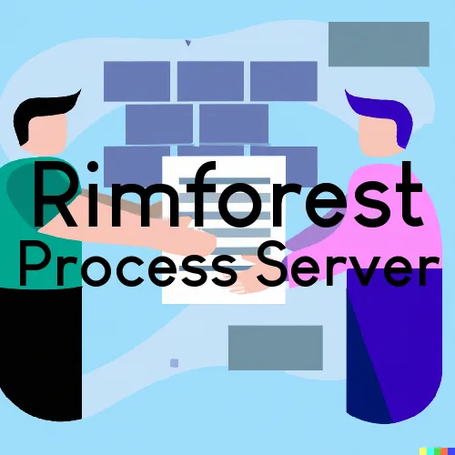 Process Servers in Rimforest, California 
