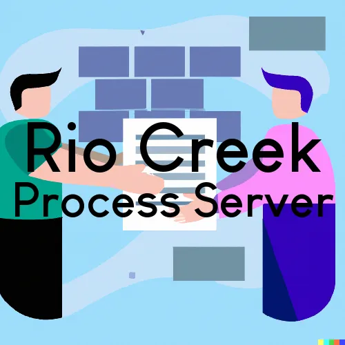 Rio Creek, WI Process Server, “Rush and Run Process“ 