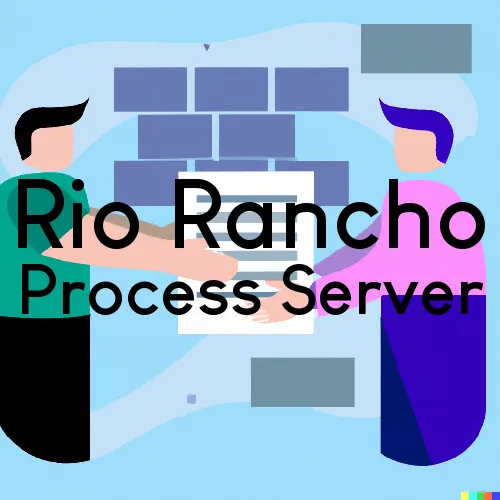 Rio Rancho, NM Process Server, “Serving by Observing“ 