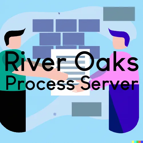 TX Process Servers in River Oaks, Zip Code 76114