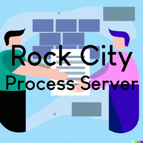 Rock City, Illinois Process Servers