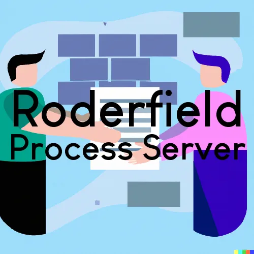 Roderfield, West Virginia Process Servers