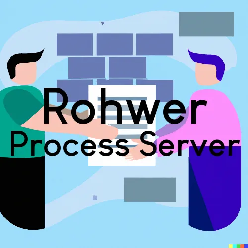 Rohwer Process Server, “Serving by Observing“ 