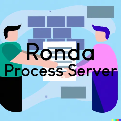 Ronda, NC Process Servers in Zip Code 28670