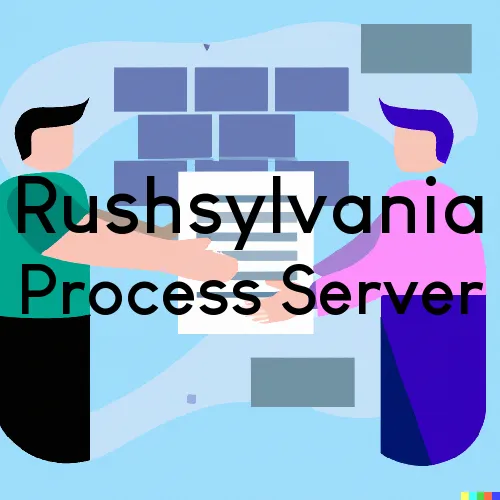 Rushsylvania, OH Process Servers in Zip Code 43347