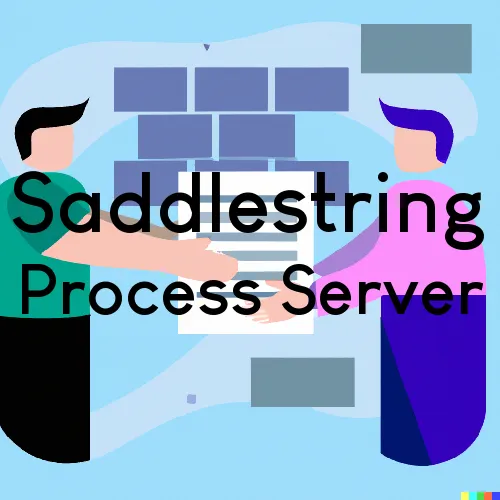 Saddlestring, WY Process Servers in Zip Code 82840