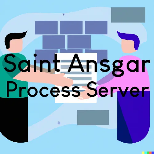 Saint Ansgar, Iowa Process Servers and Field Agents