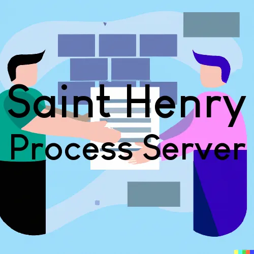 Saint Henry, Ohio Process Servers and Field Agents