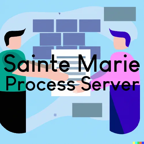 Sainte Marie Process Server, “Serving by Observing“ 