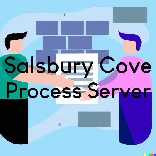 Salsbury Cove, ME Process Server, “Alcatraz Processing“ 