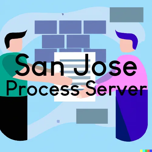 Site Map for San Jose, California Process Servers