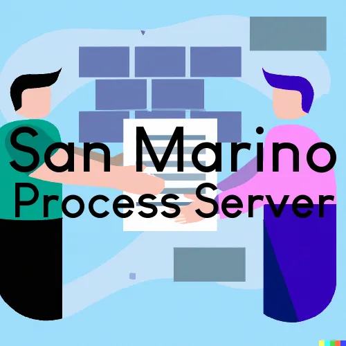 San Marino, California Process Servers