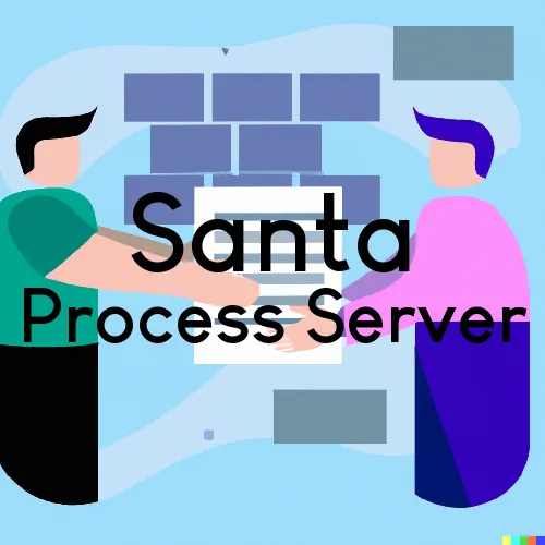 Santa, Idaho Process Servers and Field Agents