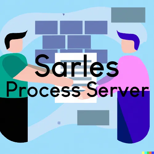 Sarles, North Dakota Process Servers