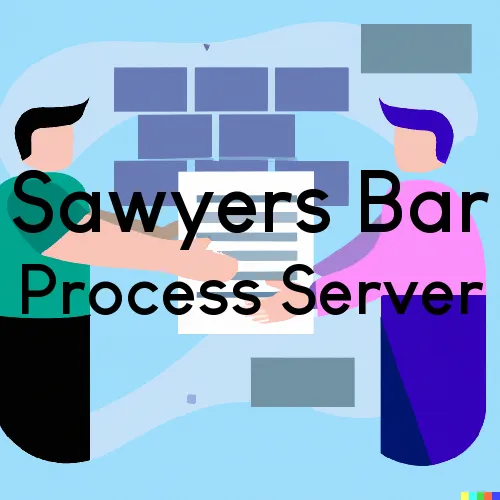 Sawyers Bar Process Server, “Serving by Observing“ 