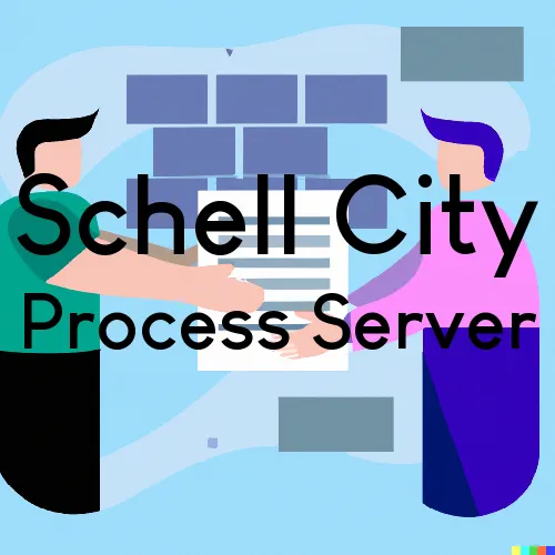 Schell City, MO Process Servers and Courtesy Copy Messengers