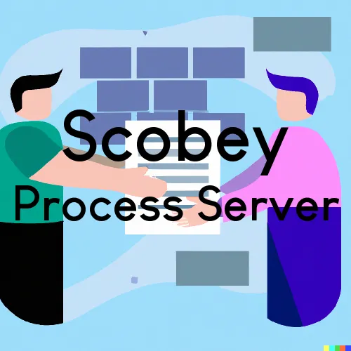 Courthouse Runner and Process Servers in Scobey