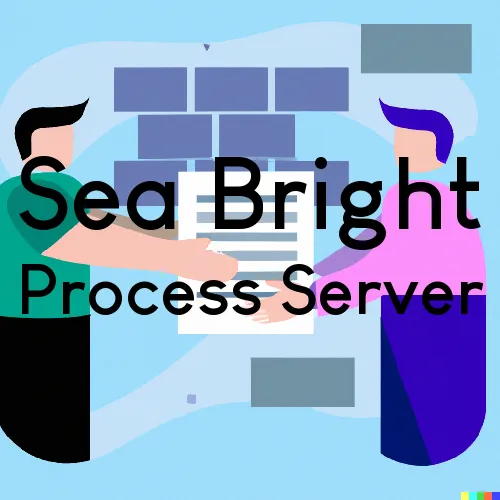 NJ Process Servers in Sea Bright, Zip Code 07760