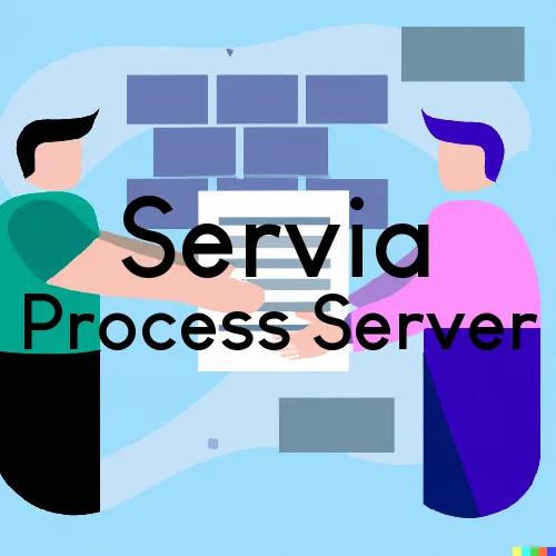 Servia, IN Court Messenger and Process Server, “Gotcha Good“